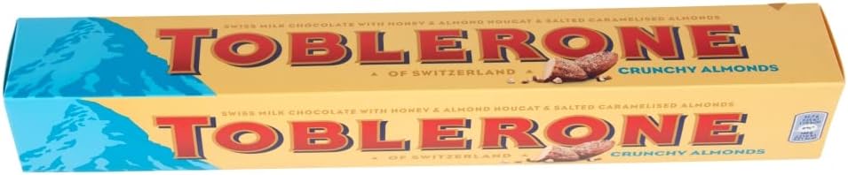 Toblerone Crunchy Almonds 360g Chocolate Candy