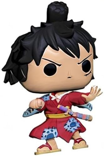 Luffytaro Luffy in Kimono Pop #921 Pop Animation Figura de vinilo de una pieza (blundled con EcoTEK Pop Protector)