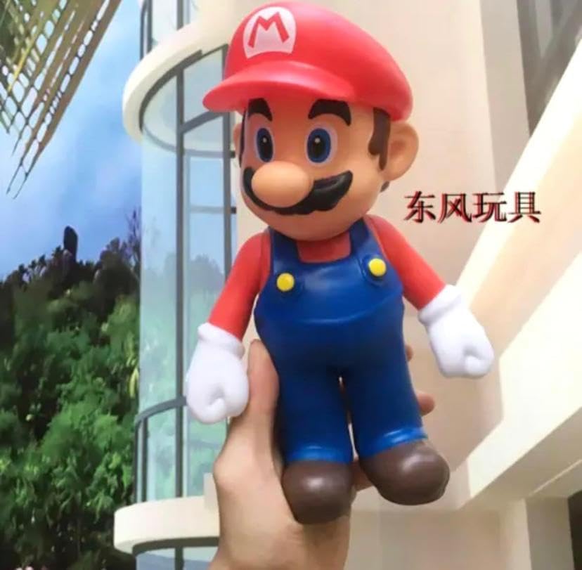 Raspattos Figura Mario Bros Juguete de Coleccion pelicula Calidad y tamaño Premium 20 cm de Alto Envio Express