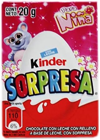 KINDER SORPRESA 12 PIEZAS BARBIE NIÑA