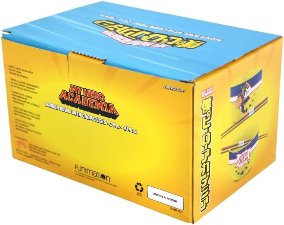 Just Funky My Hero Academia Bowl, 14 oz Ceramic Bowl
