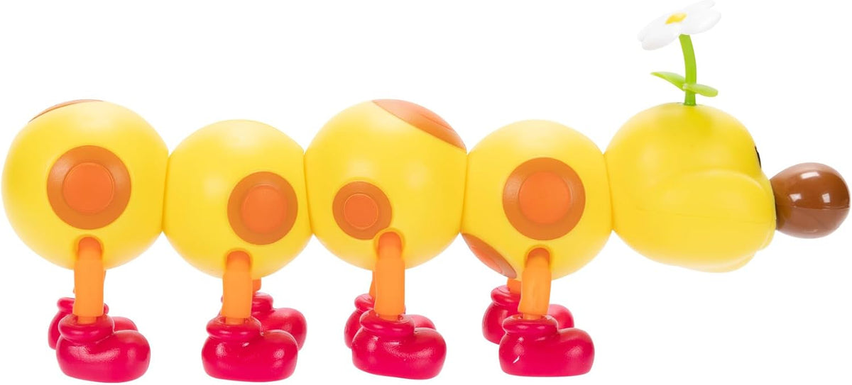 Nintendo Super Mario Soda Jungle Diorama Incluye 3 Cifras y 2 Accesorios: 2.5 Pulgadas Mario, Wiggler, Planta Piraña, Tubo de urdimbre, Moneda. A Partir de 3 años (Licencia Oficial)