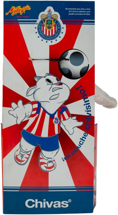 Mi Alegria Peluche Grande Mascota de Futbol Chiva con Sonido