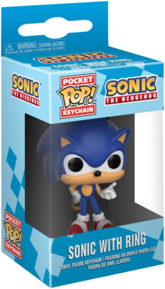 Funko Pop! Keychain: Sonic The Hedgehog - Sonic with Ring