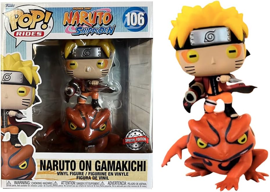 Pop Funko Rides Figura de Naruto y Gamakichi