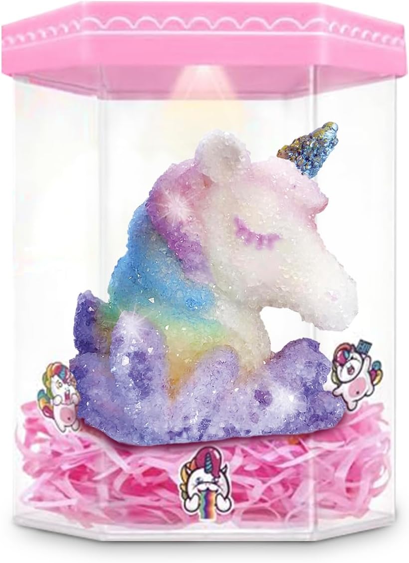 Ult Kit de Manualidades de Cristalizacion de Unicornio Criatura Magica, Kit de Decoracion de Unicornio Premium
