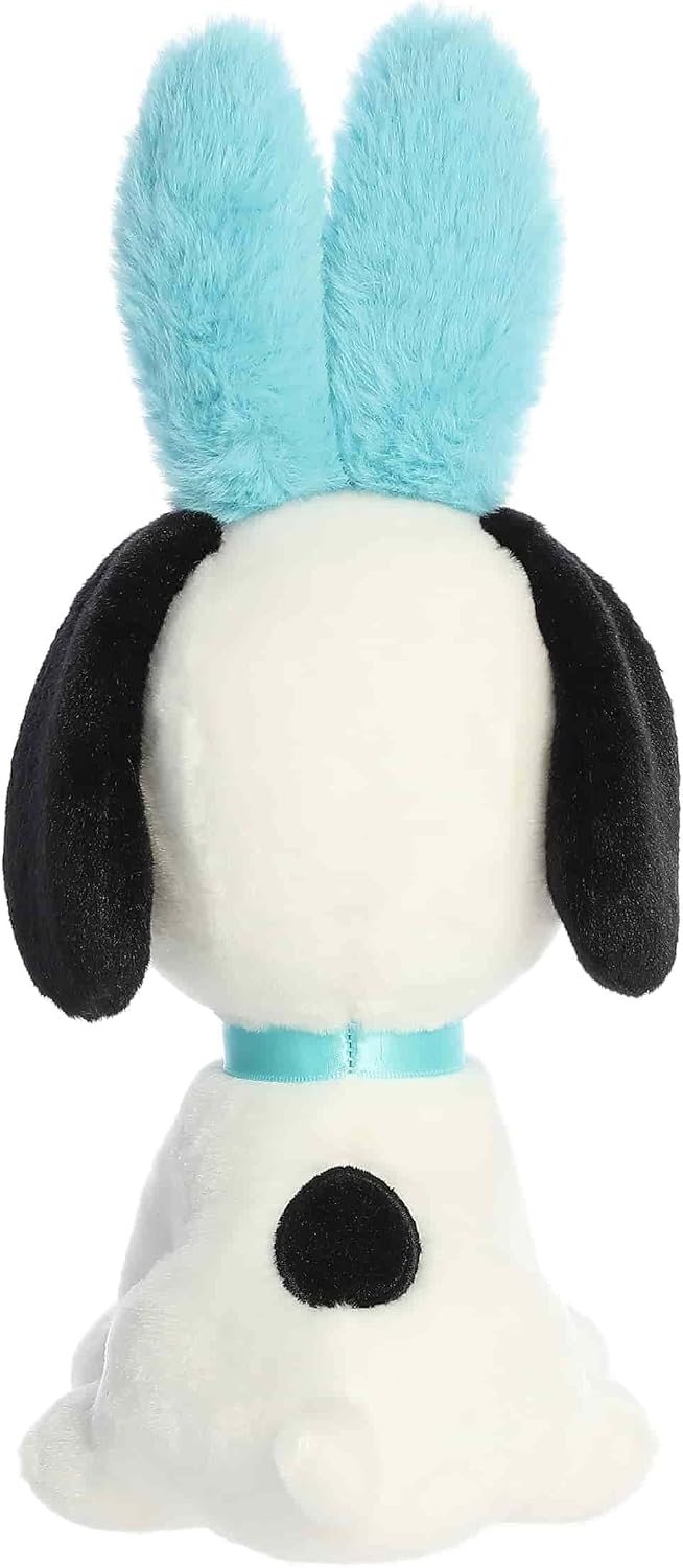 Aurora Adorable Peanuts Easter Snoopy Animal de peluche – Juguetes con licencia oficial para todos los fans de Snoopy – Peluche de temporada para día festivo de Pascua – sentado 9 pulgadas