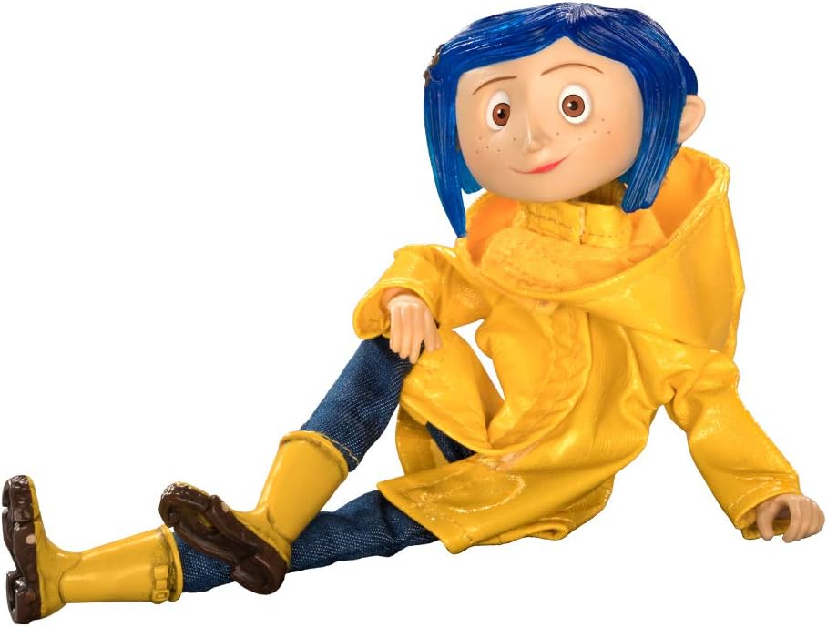 NECA - Coraline - Figura articulada - Coraline en Chamarra de Lluvia