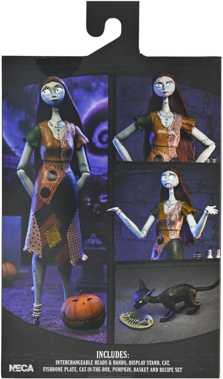 Disney Tim Burton's The Nightmare Before Christmas - Figura de acción de escala Ultimate Sally de 7 pulgadas