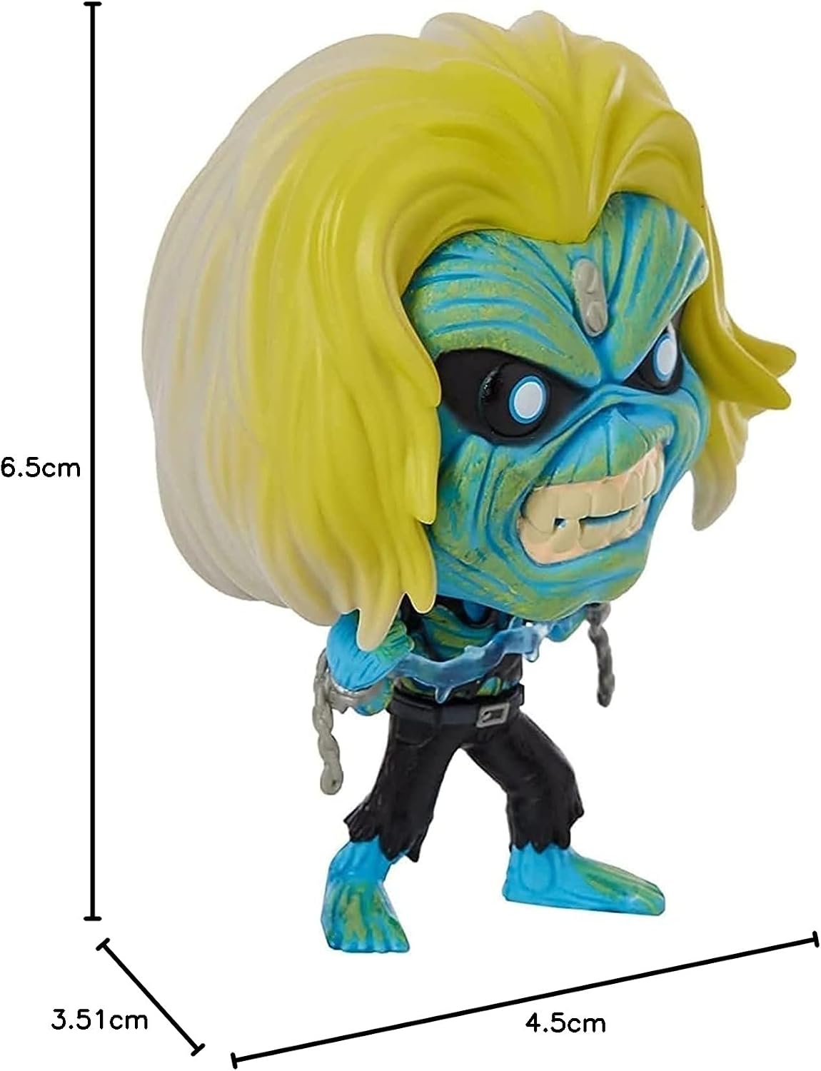 Funko Pop! Rocks: Iron Maiden - Skeleton Eddie - Live After Death - Figura de Vinilo Coleccionable - Idea de Regalo - Mercancia Oficial - Juguetes para Niños y Adultos - Music Fans
