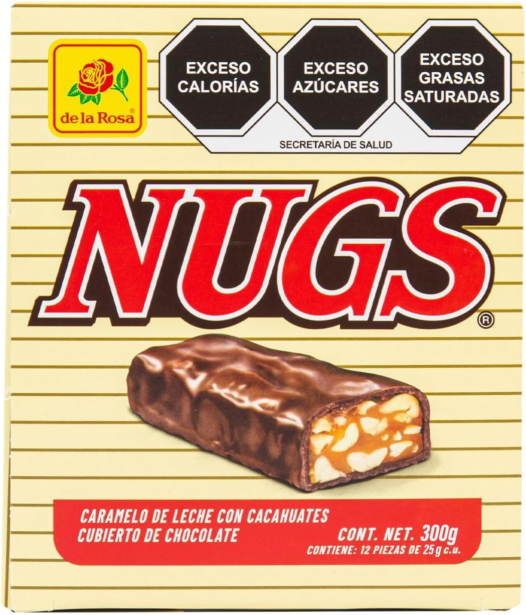De la Rosa Chocolate Nugs Cajeta con Cacahuate