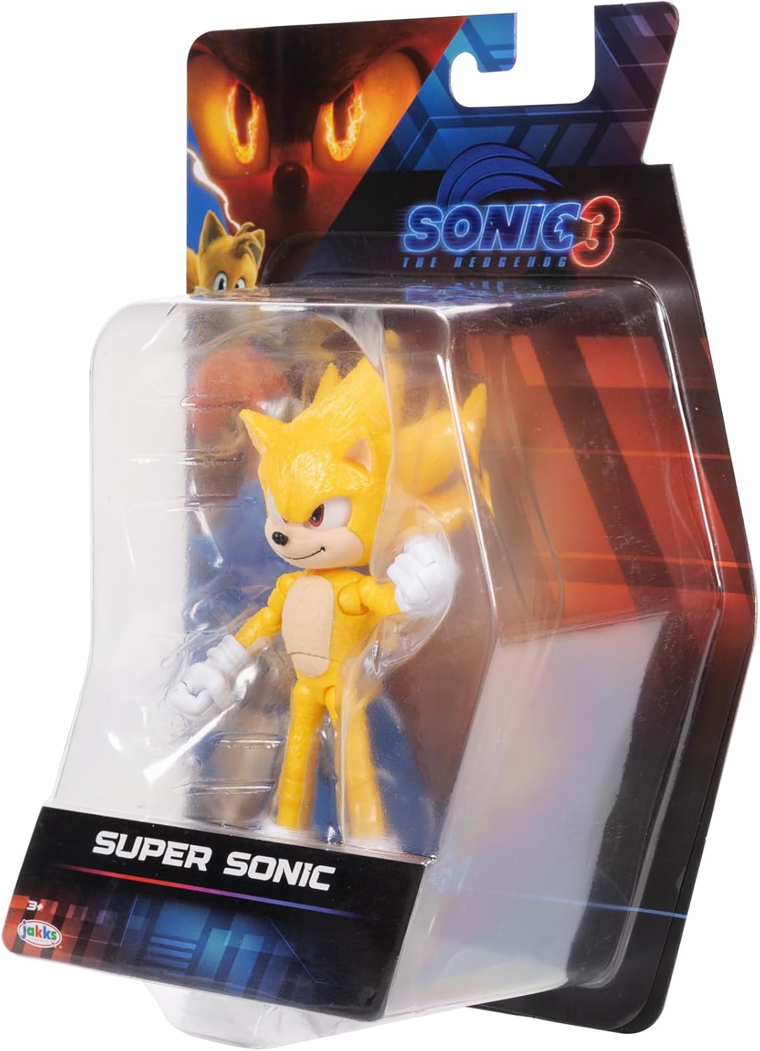 Sonic The Hedgehog Figura De Acción Super Sonic 5" 3 Películas