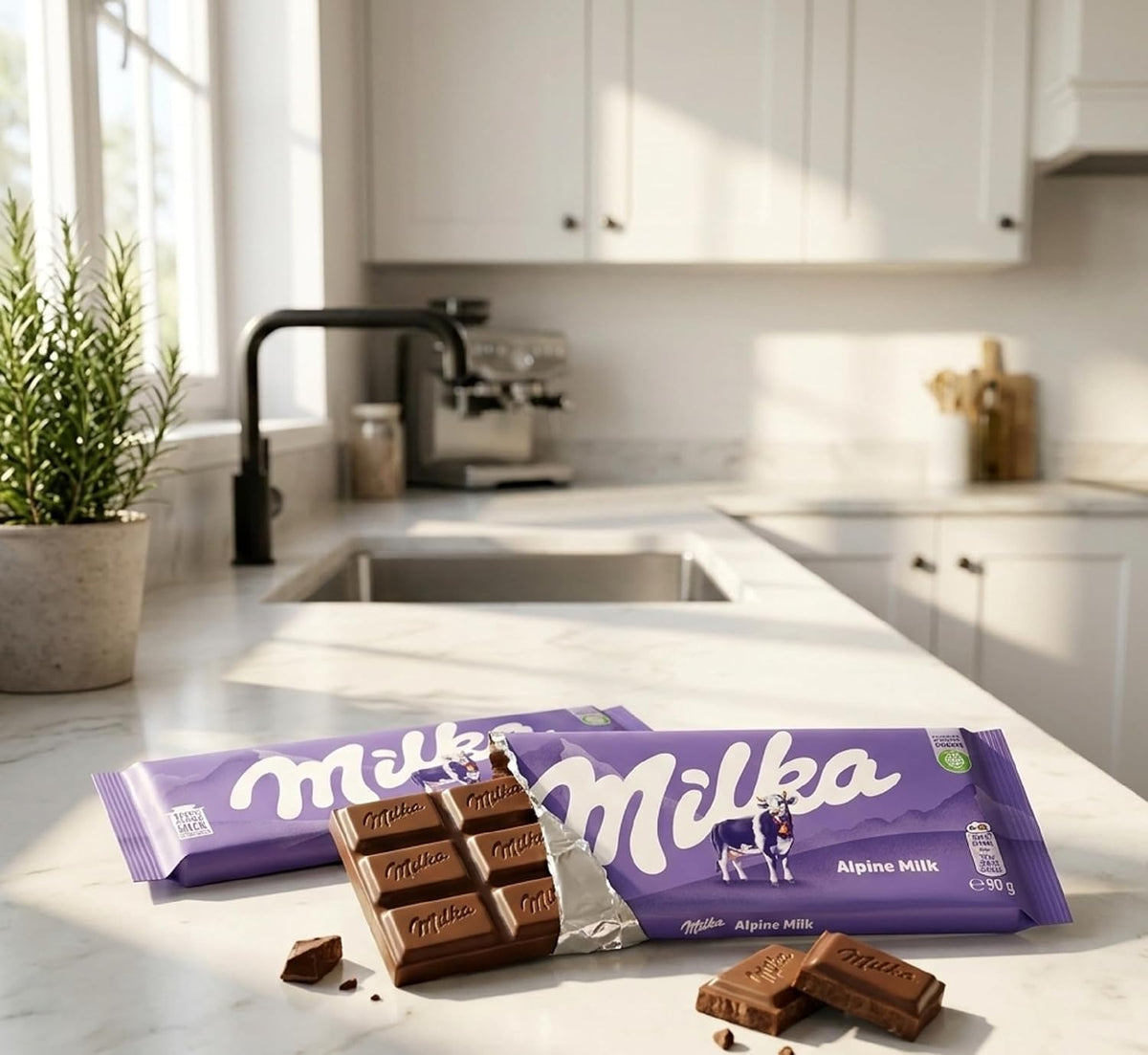 MK Milka Alpine Milk Chocolate - 90gr