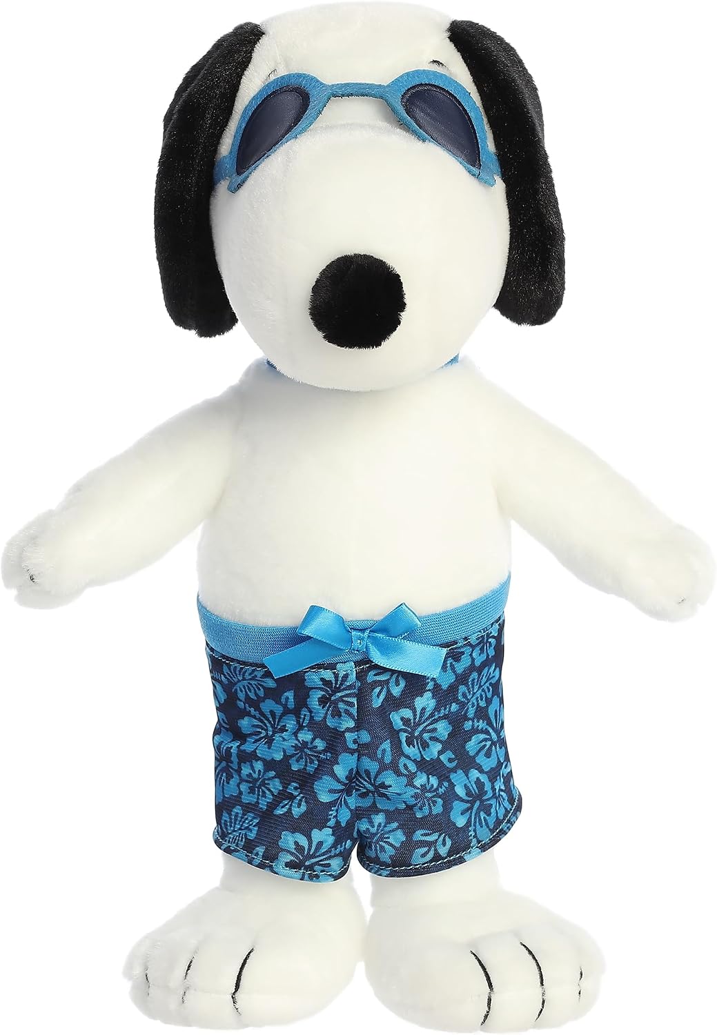 Aurora Adorable Peanuts Surfer Snoopy - Peluche con Licencia Oficial para Todos los fanáticos de Snoopy - Regalo nostálgico para Adultos y Celebraciones de cumpleaños, 13 Pulgadas