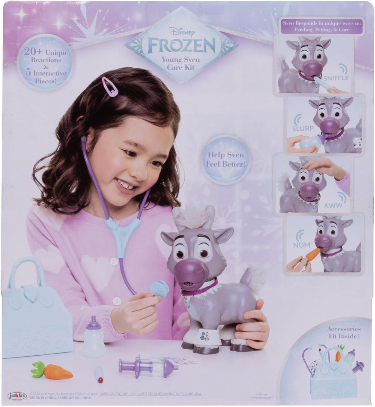Jakks Pacific Set de Juego Frozen Kit Veterinario de Sven Bebé