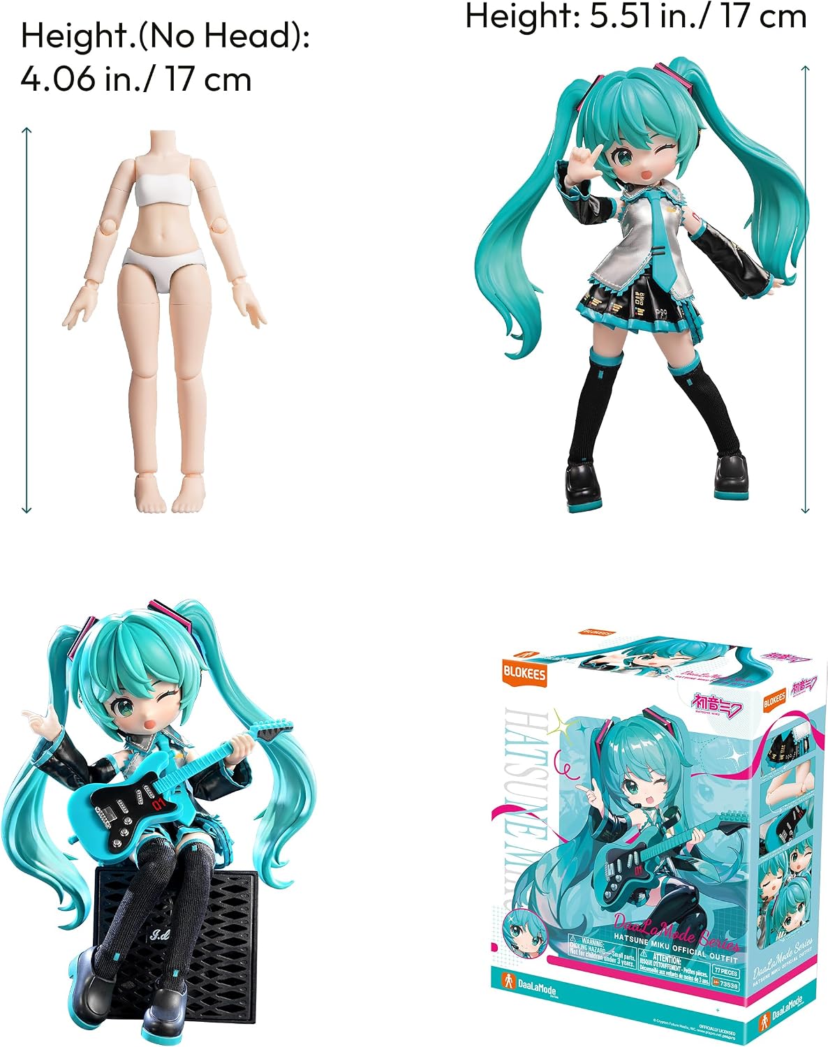 Blokees Hatsune Miku DaaLaMode Series: Official Outfit 73536