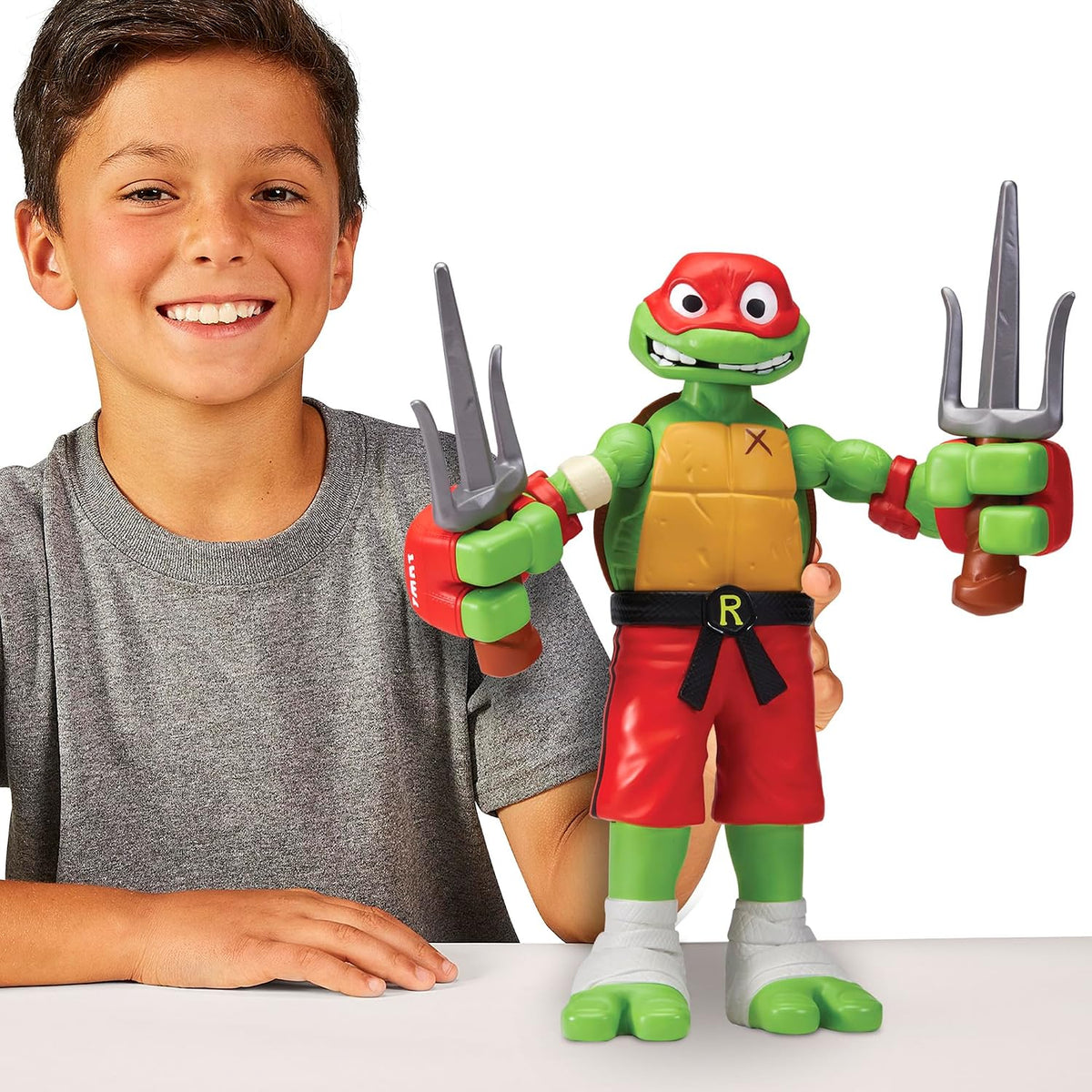 Tales of Teenage Mutant Ninja Turtles: Giant Roll N Punch Raphael Figura de Playmates Toys
