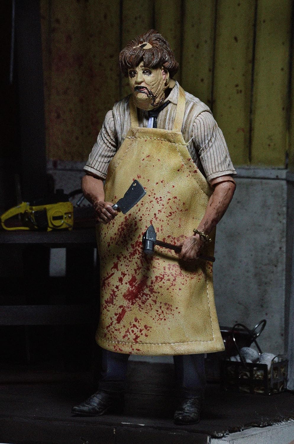 NECA The Texas Chainsaw Massacre Ultimate Leatherface Figura de acción a escala de 7 pulgadas por Unknown