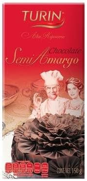 Turin Tablilla Semiamargo 150 g
