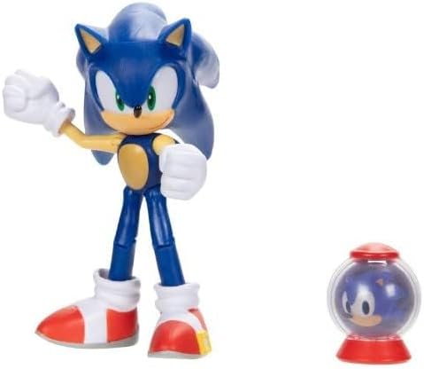 Sonic The Hedgehog 10,2 cm colección de figuras de acción móviles (selecciona la figura) (Sonic 2.0), 4 pulgadas