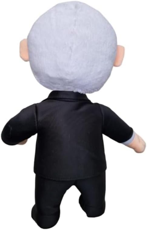 BECDEL SHOP AMLO Peluche Parlante con Sonido, 55cm Alto, Peje Presidente, Adorable - Resistente - Tierno, con Frases características del Presidente, Ideal para colección o Regalo