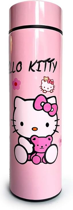 Ult Termo de Acero Inoxidable de Kitty Termo bonito aislante de bebidas frias y calientes Kitty Sanrio - imagen 2