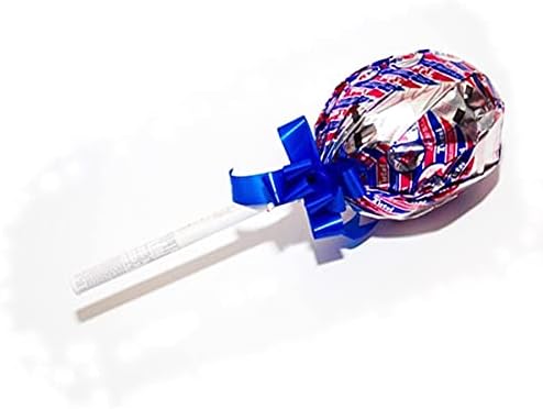 LNEE Tutsi Pop Paletota. Paleta Gigante para Regalo Rellena de 10 Paletas Tutsi Pop de Caramelo Macizo Sabor Cereza Rellenas de Goma de Mascar