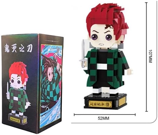 ULT Tanjiro Kamado Demon Slayer Kimetsu No Yaiba Bloques de construccion Figura de Coleccion 313 Piezas Gold Edition