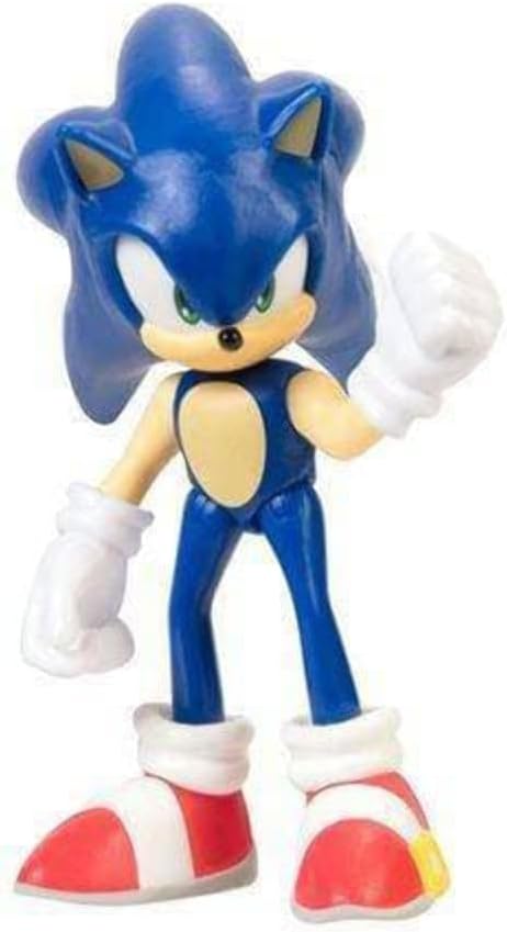 Sonic The Hedgehog Figura de acción de 2,5 Pulgadas de Amy, Juguete Coleccionable Rosa