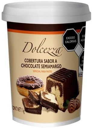 Generico Cobertura Sabor a Chocolate Semiamargo, Especial para Pastel, 1 kg