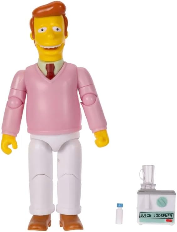 The Simpsons Action Figures Troy Mcclure de 5 Pulgadas con Estuche y ambientador de Aliento