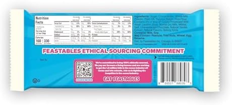 Feastables MrBeast Barra de Chocolate Cookies & Creme King Size
