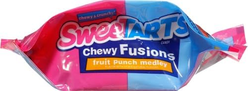 SweeTarts Chewy Fusions, Fruit Punch Medley, 9 onzas