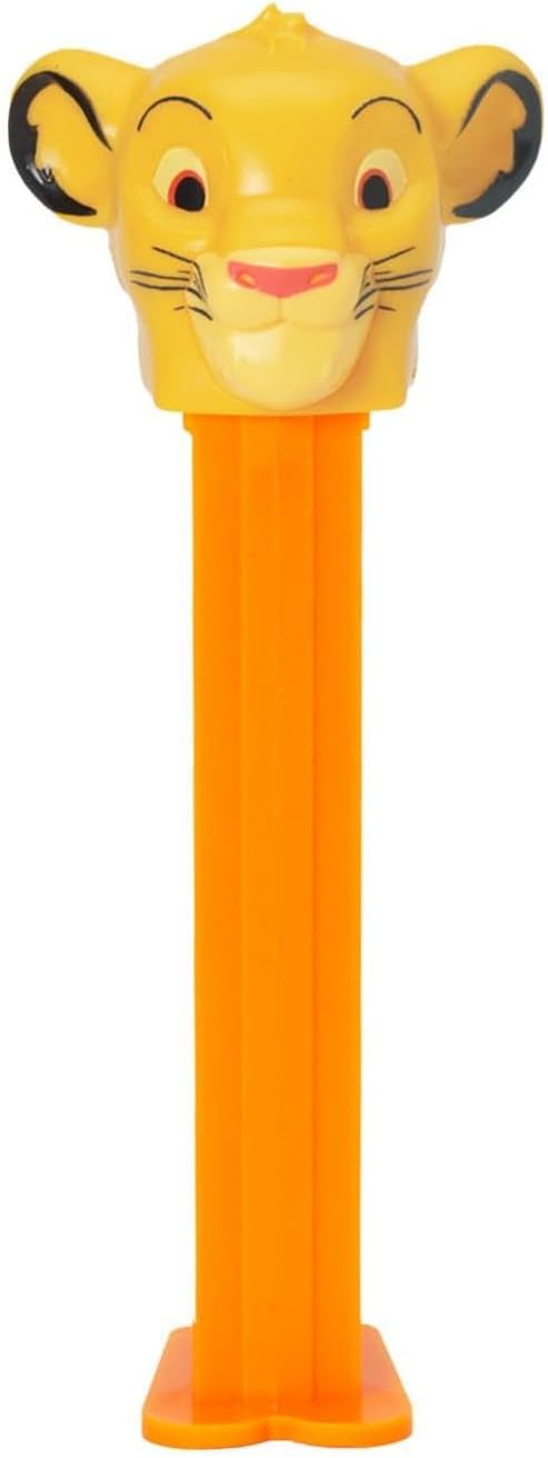 Pez Dispensador de Dulces de el Rey León - Dispensador de Dulces Simba - Edición 30.º Aniversario - Recuerdo de Fiesta con 2 Repuestos - Recuerdos de Fiesta y Bolsas de Regalo