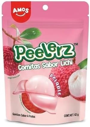 Amos Gomitas Pelables Peelerz Sabor Lichi