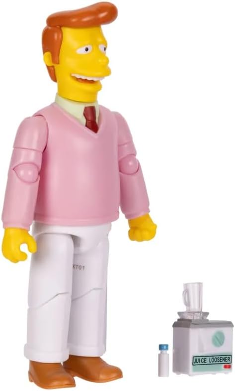The Simpsons Action Figures Troy Mcclure de 5 Pulgadas con Estuche y ambientador de Aliento