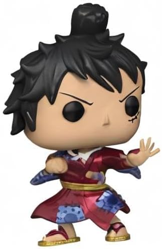 Funko One Piece Pop! Animation Luffy Kimono (Metálico) Figura de Vinilo Hot Topic Exclusivo Multi Ninguno
