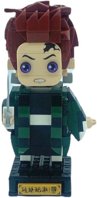 ULT Tanjiro Kamado Demon Slayer Kimetsu No Yaiba Bloques de construccion Figura de Coleccion 313 Piezas Gold Edition