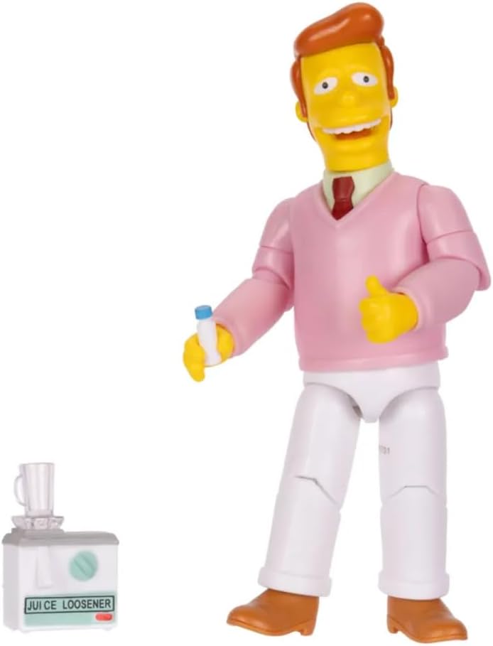 The Simpsons Action Figures Troy Mcclure de 5 Pulgadas con Estuche y ambientador de Aliento