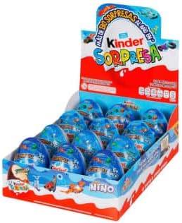 LNEE Kinder - Kinder Sorpresa para NIÑO - 12 Piezas