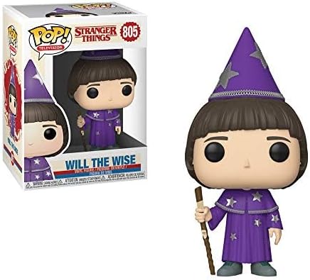 POP [Stranger Things - Figura de vinilo Will The Wise Funko (incluido con funda protectora de caja compatible), multicolor, 3.75 pulgadas