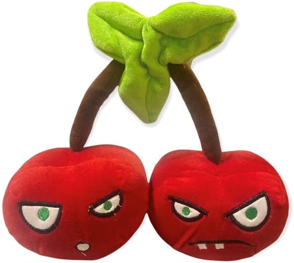 IVG Plantas vs Zombies petacerezas dispara Videojuego Rojas Caras Peluche Super Suave