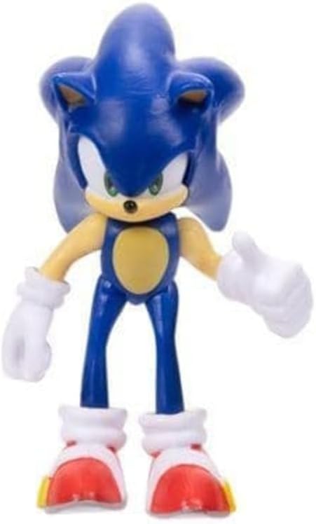 Sonic The Hedgehog Figura de acción de 2,5 Pulgadas de Amy, Juguete Coleccionable Rosa