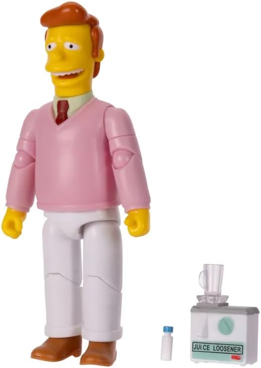 The Simpsons Action Figures Troy Mcclure de 5 Pulgadas con Estuche y ambientador de Aliento