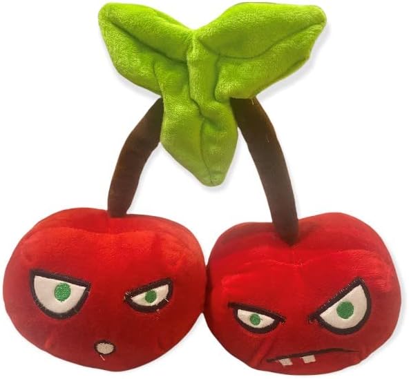 IVG Plantas vs Zombies petacerezas dispara Videojuego Rojas Caras Peluche Super Suave