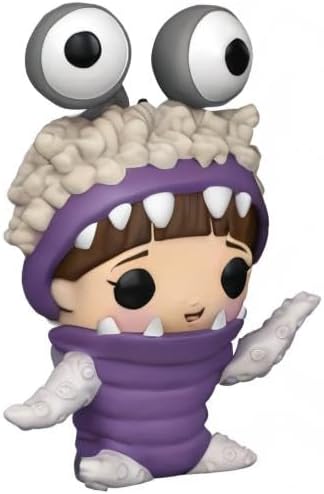 Funko POP Disney Pixar: Monsters Inc. 20º - Figura de vinilo de Boo con capucha (se incluye funda protectora compatible)