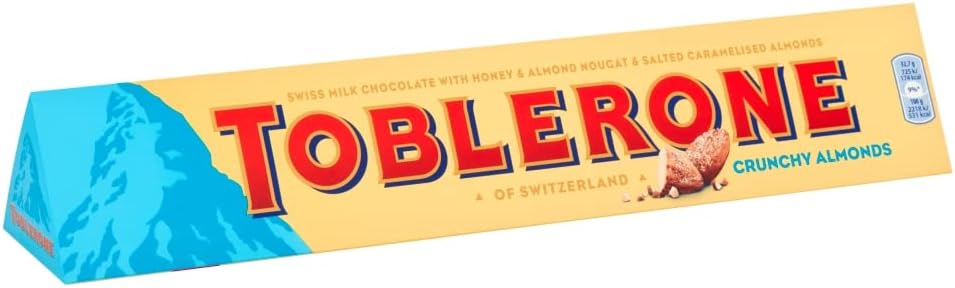 Toblerone Crunchy Almonds 360g Chocolate Candy