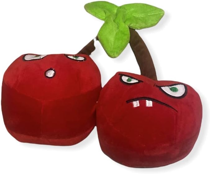 IVG Plantas vs Zombies petacerezas dispara Videojuego Rojas Caras Peluche Super Suave