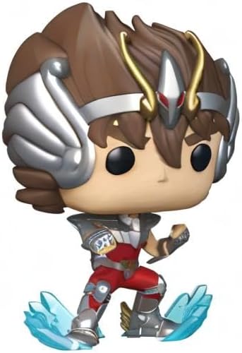 Funko Pop! Anime: Seiya - Figura de vinilo Pegasus Seiya (incluido con funda protectora Pop Box)