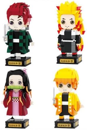 ULT Tanjiro Kamado Demon Slayer Kimetsu No Yaiba Bloques de construccion Figura de Coleccion 313 Piezas Gold Edition